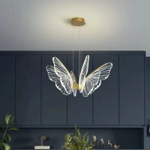 Abstract Butterfly Ceiling Light