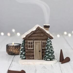 🔥2026 Log Cabin Incense Cone Burner