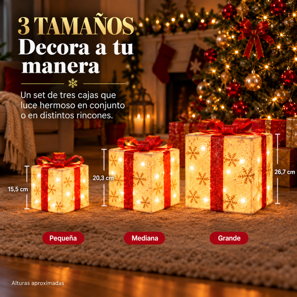 Tres tamaños para decorar a tu manera